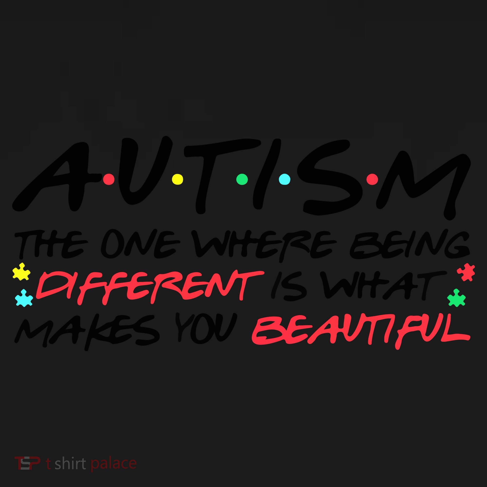 Autism The One Where Being Different Make You Beautiful Autism Awareness Bucket Hat