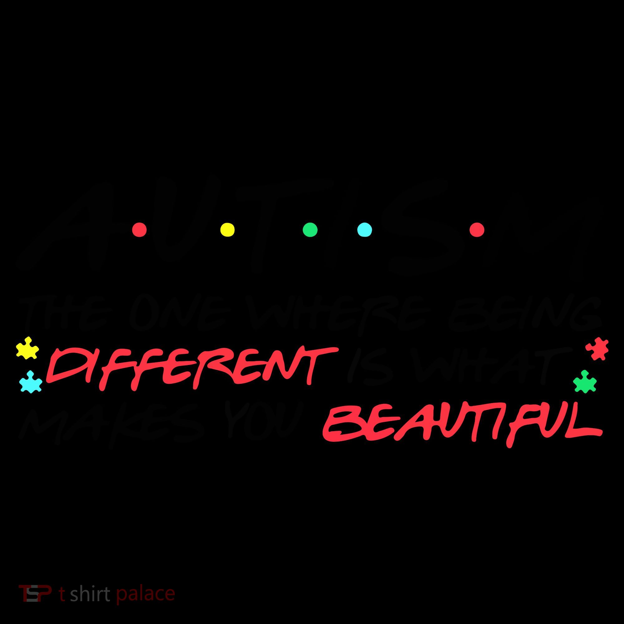 Autism The One Where Being Different Make You Beautiful Autism Awareness Women's Hoodie
