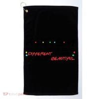 Autism The One Where Being Different Make You Beautiful Autism Awareness Golf Towel thumb 0