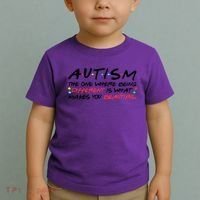 Autism The One Where Being Different Make You Beautiful Autism Awareness Toddler T-Shirt thumb 2
