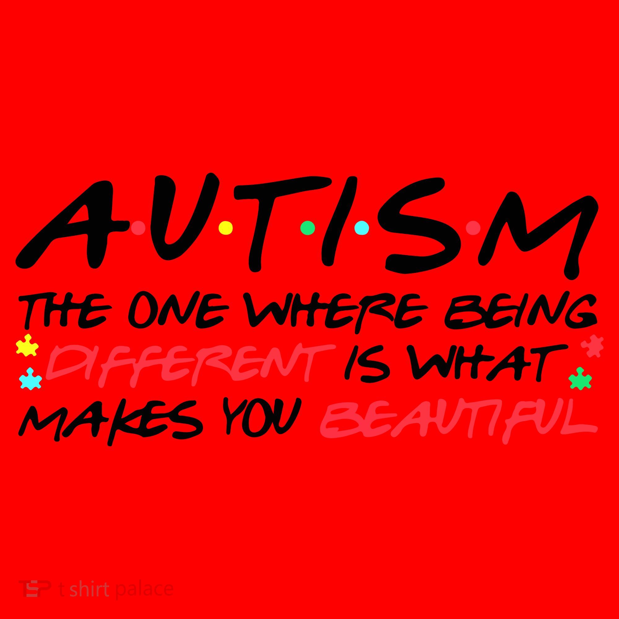 Autism The One Where Being Different Make You Beautiful Autism Awareness Santa Hat