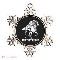 And TheyRe Off Horse Racing Fan Thoroughbred Racing Ornament thumb 0