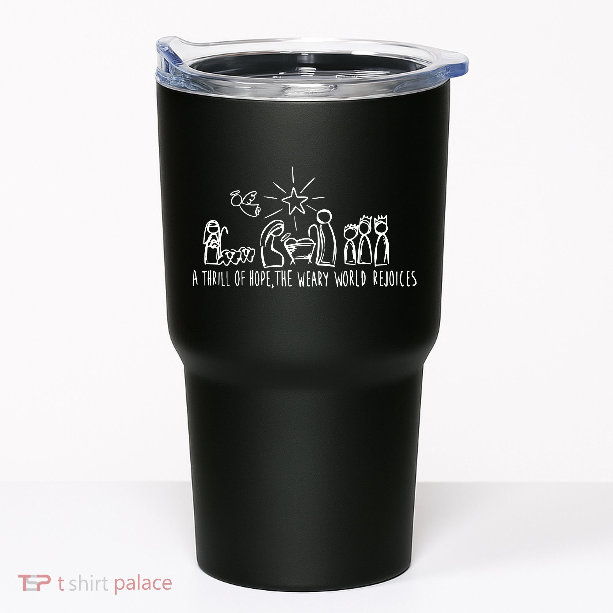 A Thrill Of Hope Nativity Christmas Tumbler