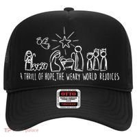 A Thrill Of Hope Nativity Christmas Hat thumb 0