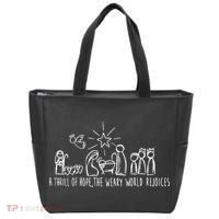 A Thrill Of Hope Nativity Christmas Tote Bag thumb 0