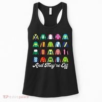 And They're Off Horse Racing Derby Day Funny Silks Jockey  Women's Tank Top thumb 0