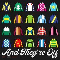 And They're Off Horse Racing Derby Day Funny Silks Jockey  Women's Tank Top thumb 5