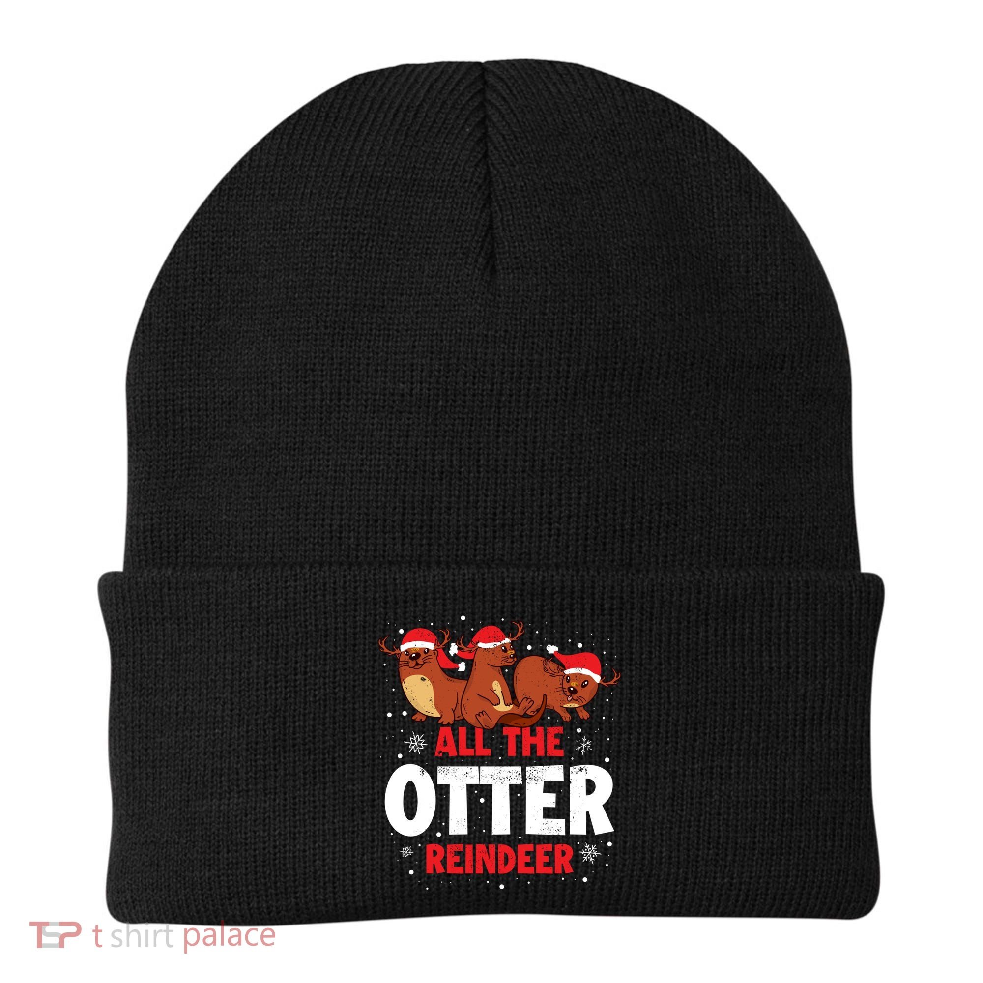 All The Otter Reindeer Gift Beanie