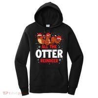 All The Otter Reindeer Gift Women's Hoodie thumb 0