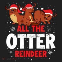 All The Otter Reindeer Gift Hat thumb 2