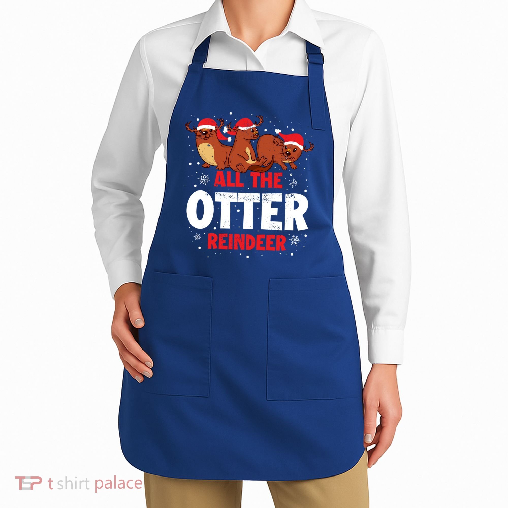 All The Otter Reindeer Gift Apron
