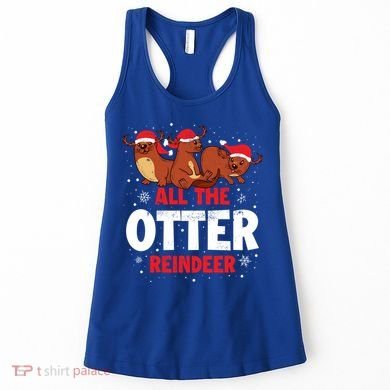 All The Otter Reindeer Gift Women's Tank Top