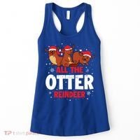 All The Otter Reindeer Gift Women's Tank Top thumb 0