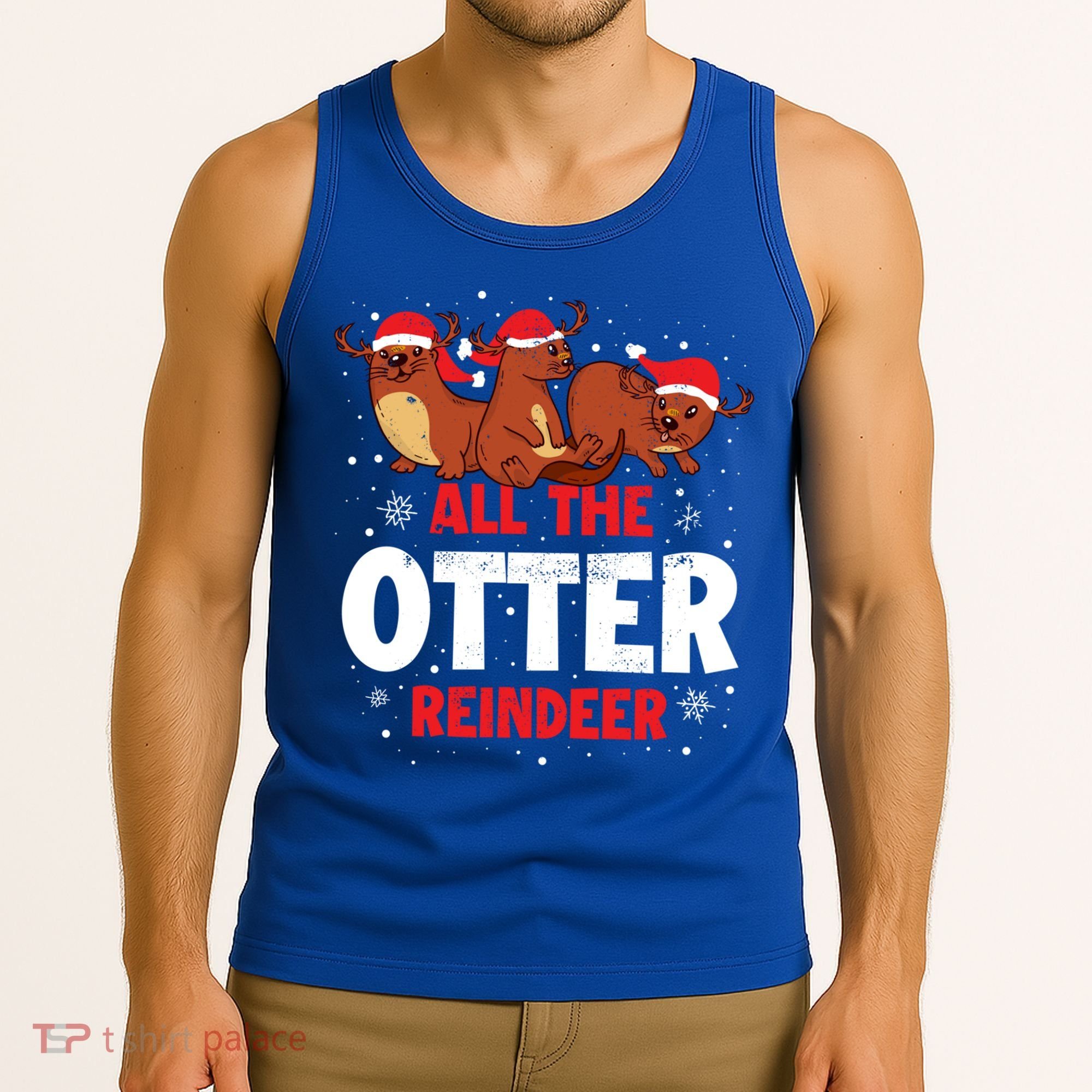 All The Otter Reindeer Gift Tank Top