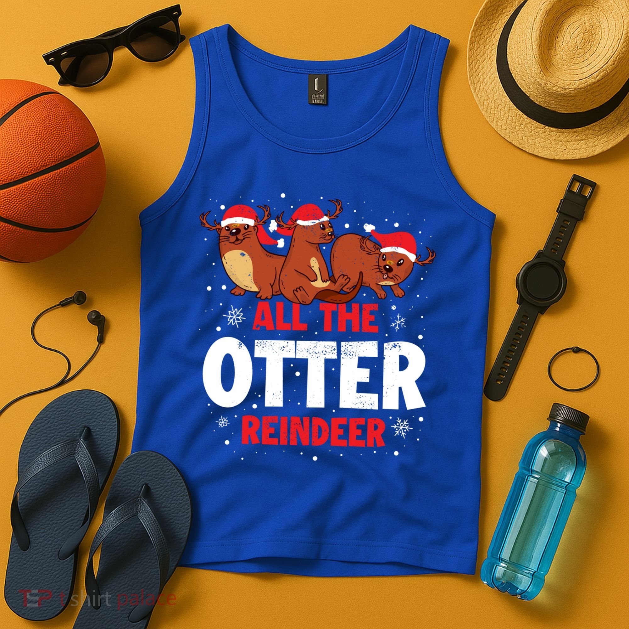 All The Otter Reindeer Gift Tank Top