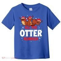 All The Otter Reindeer Gift Toddler T-Shirt thumb 0
