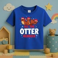 All The Otter Reindeer Gift Toddler T-Shirt thumb 3