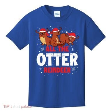 All The Otter Reindeer Gift Kids T-Shirt