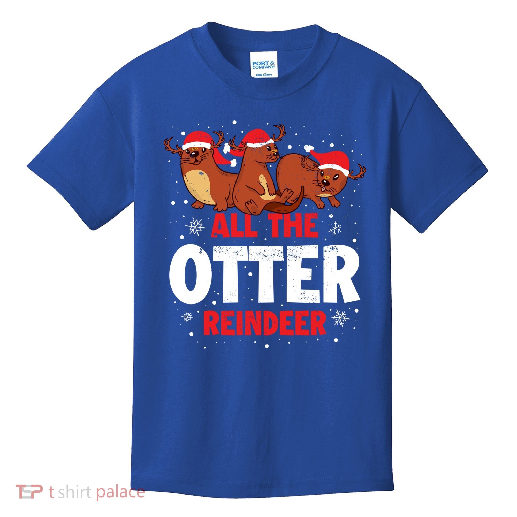 All The Otter Reindeer Gift Kids T-Shirt