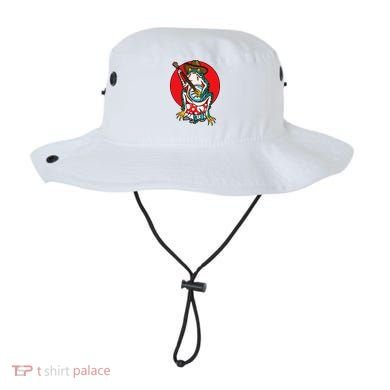 American Traditional Old School Tattoo Flash Frog Banjo Bucket Hat