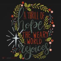 A Thrill Of Hope Christian Xmas Religious Christmas Holiday Women's Tank Top thumb 5