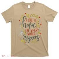 A Thrill Of Hope Christian Xmas Religious Christmas Holiday T-Shirt thumb 0