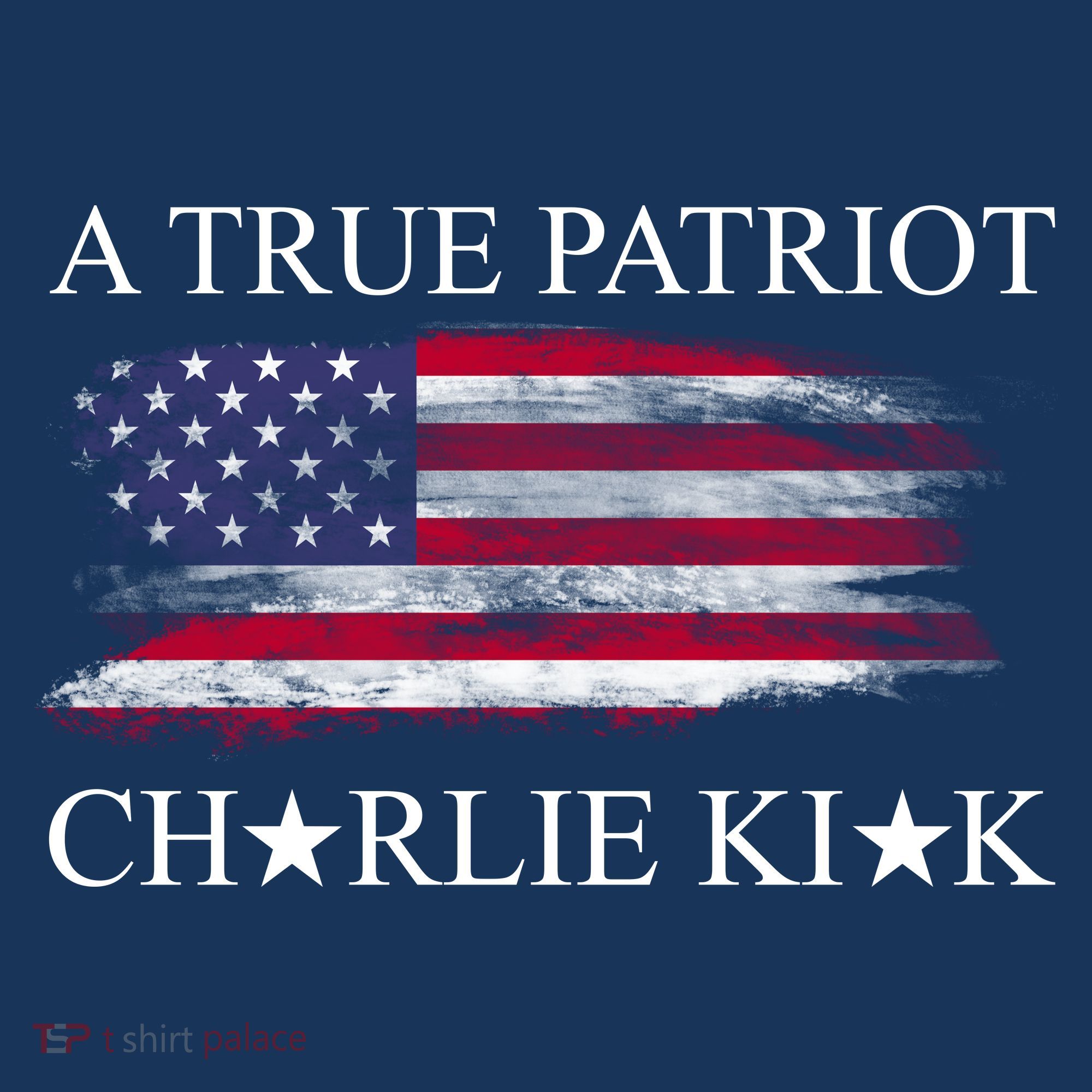 A True Patriot Charlie Kirk USA America Flag Mousepad