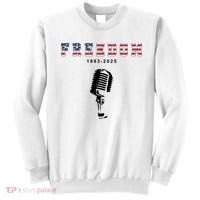 A True Patriot Freedom 1993-2025 USA Printed Charlie Kirk Sweatshirt thumb 0