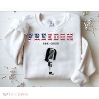 A True Patriot Freedom 1993-2025 USA Printed Charlie Kirk Sweatshirt thumb 2