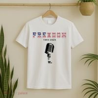 A True Patriot Freedom 1993-2025 USA Printed Charlie Kirk T-Shirt thumb 2