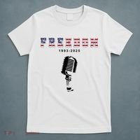 A True Patriot Freedom 1993-2025 USA Printed Charlie Kirk T-Shirt thumb 5