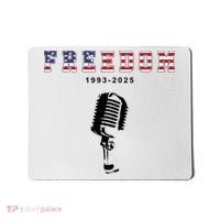 A True Patriot Freedom 1993-2025 USA Printed Charlie Kirk Mousepad thumb 0