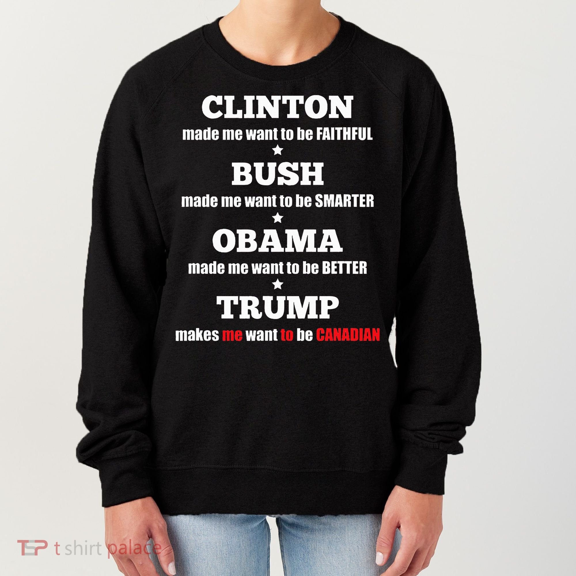 Anti Trump Political For Independents And Liberals Women's Sweatshirt