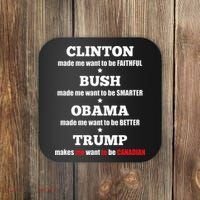 Anti Trump Political For Independents And Liberals Coaster thumb 0