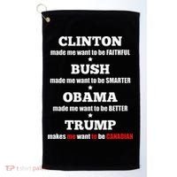 Anti Trump Political For Independents And Liberals Golf Towel thumb 0
