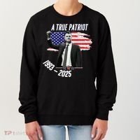A True Patriot Charlie Kirk 1993-2025 Memoral Women's Sweatshirt thumb 0