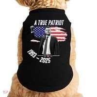 A True Patriot Charlie Kirk 1993-2025 Memoral Doggie Tank thumb 0