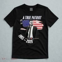 A True Patriot Charlie Kirk 1993-2025 Memoral T-Shirt thumb 5