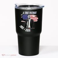 A True Patriot Charlie Kirk 1993-2025 Memoral Tumbler thumb 0