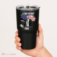 A True Patriot Charlie Kirk 1993-2025 Memoral Tumbler thumb 2
