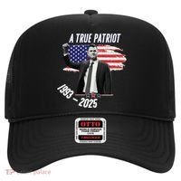 A True Patriot Charlie Kirk 1993-2025 Memoral Hat thumb 0