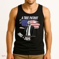 A True Patriot Charlie Kirk 1993-2025 Memoral Tank Top thumb 3