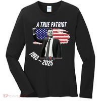 A True Patriot Charlie Kirk 1993-2025 Memoral Women's Long Sleeve Shirt thumb 0