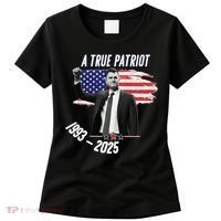 A True Patriot Charlie Kirk 1993-2025 Memoral Women's T-Shirt thumb 0