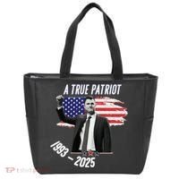 A True Patriot Charlie Kirk 1993-2025 Memoral Tote Bag thumb 0