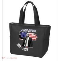 A True Patriot Charlie Kirk 1993-2025 Memoral Tote Bag thumb 3