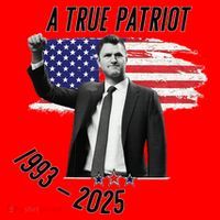 A True Patriot Charlie Kirk 1993-2025 Memoral Santa Hat thumb 1