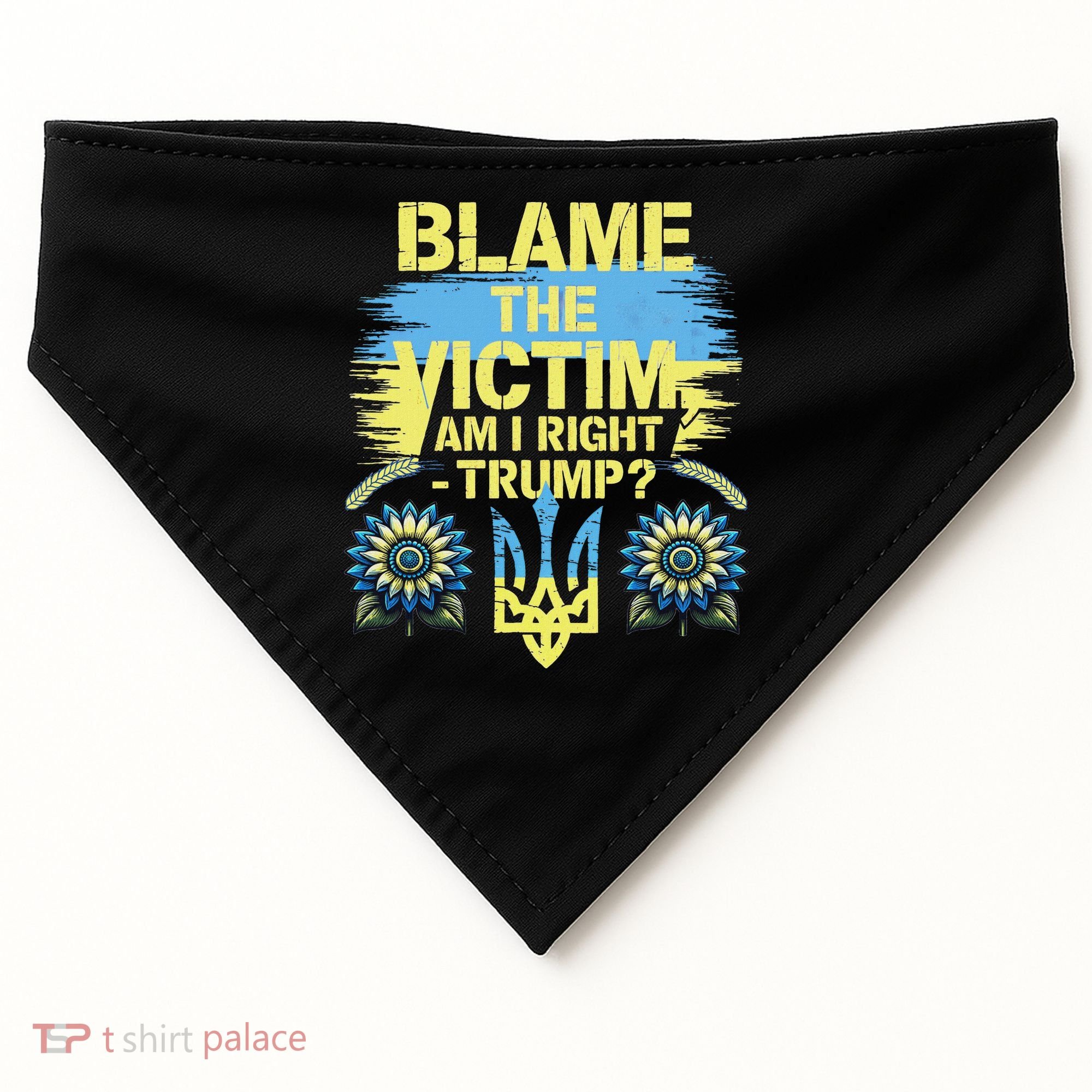 Anti Trump Pro Ukraine Blame The Victim USA-Made Doggie Bandana