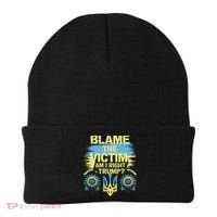 Anti Trump Pro Ukraine Blame The Victim Beanie thumb 0