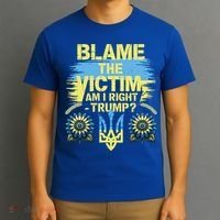 Anti Trump Pro Ukraine Blame The Victim T-Shirt thumb 3